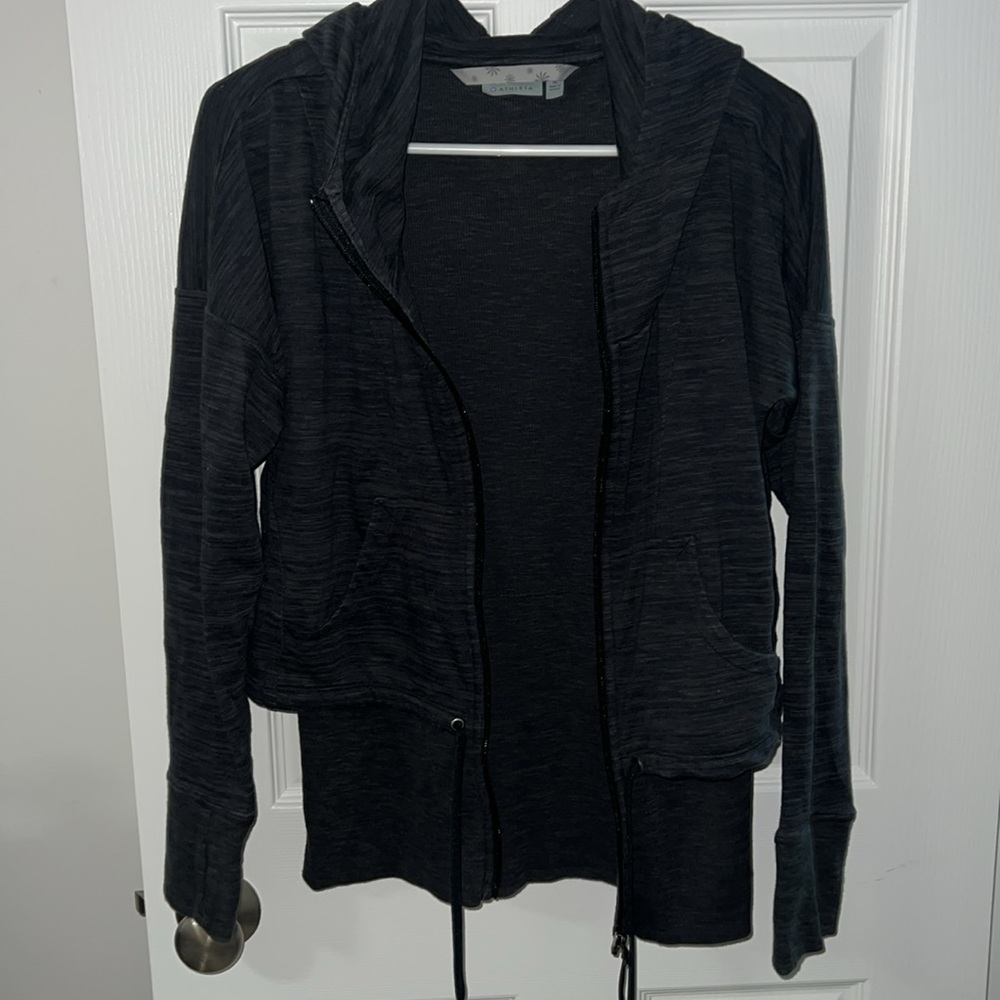 Athleta Black Textured Jacket - Picture 9 of 9
